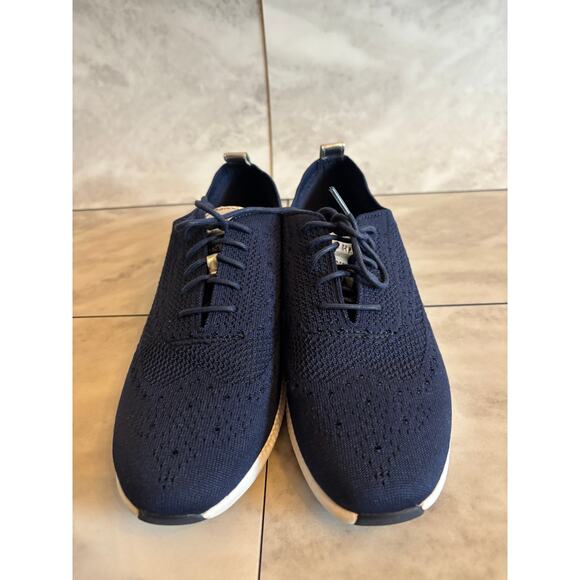 Cole Haan 2.ZeroGrand Women's 11
B Blue Wingtip Oxford Shoes Knit Stitchlite - Picture 2 of 7